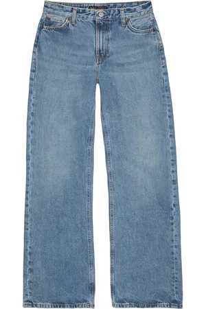 Nudie Jeans Wide Heidi Worn Treasure Bottoms Jeans Wide Blue