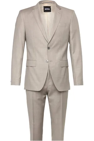 HUGO BOSS H-Huge-2Pcs-224 Designers Suits Beige