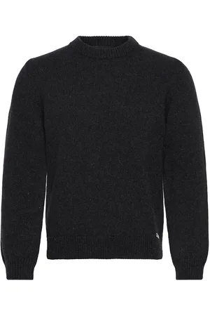 HAN Kjøbenhavn Crewneck Knit Cashmere Blend Tops Knitwear Round Necks Black
