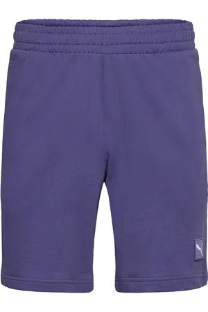 PUMA Ess Elevated Shorts 9" Tr Sport Sport Clothing Sport Shorts Sport Sweat Shorts Blue