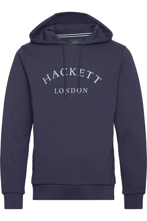 Hackett Heritage Ess Hoody Designers Sweat-shirts & Hoodies Hoodies Navy