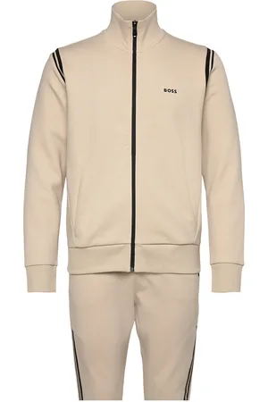 HUGO BOSS Tracksuit Set Sport Sport Clothing Sport Sweat-shirts & Hoodies Sport Tracksuits-sets Beige
