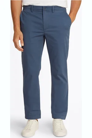 Tommy Hilfiger Denton Chino Satin Bottoms Trousers Chinos Blue