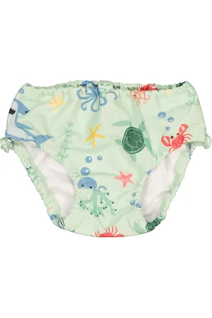 Geggamoja Uv Baby Swim Pant Swimwear Nappie Briefs Green