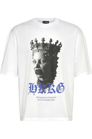 HAN Kjøbenhavn Over D Sculpture Tee Designers T-shirts Short-sleeved White