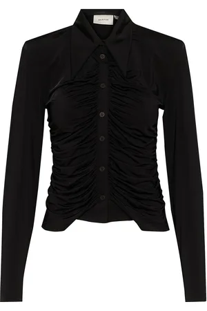 Gestuz Gzlaily Shirt Tops T-shirts & Tops Long-sleeved Black