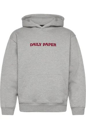 Daily paper Chain Stitch Over D Hoodie Designers Sweat-shirts & Hoodies Hoodies Grey