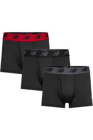 New Balance Mens Premium Performance 3" Trunk With Fly Sport Sport Clothing Sport Underwear Black