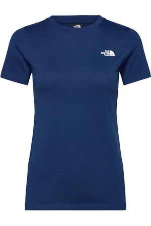 The North Face W Ss Sd Slim Tee Sport T-shirts & Tops Short-sleeved Blue
