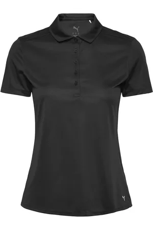 PUMA W Pure 2.0 Ss Polo Sport Sport Clothing Sports Tops & T-shirts Sport Polos Black