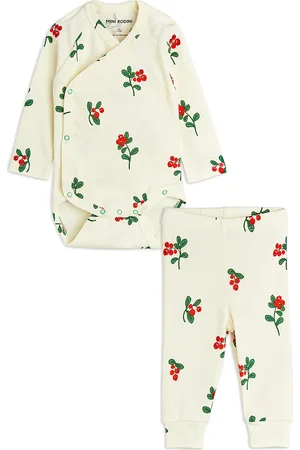Mini Rodini Lingonberries Aop Nb Baby Set Sets Sets With Body Cream