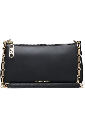 Michael Kors Md Chain Pouchette Bags Small Shoulder Bags-crossbody Bags Black