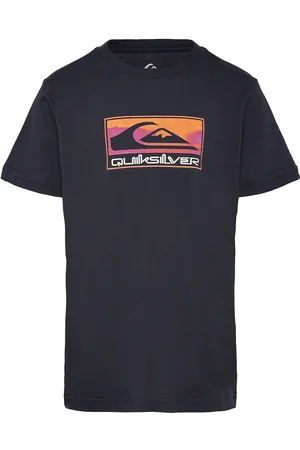 Quiksilver Ev Gradient Box Ss Yth Tops T-shirts Short-sleeved Navy