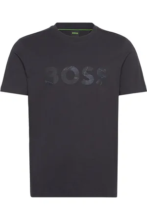 HUGO BOSS Tee Logo Glamping Sport Men Sports Clothes Sport Tops Sport T-shirts Navy