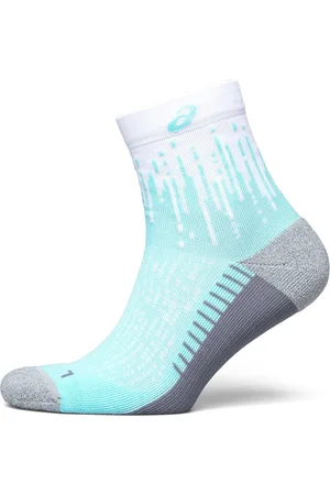 Asics Performance Run Sock Quarter Sport Socks Regular Socks Blue