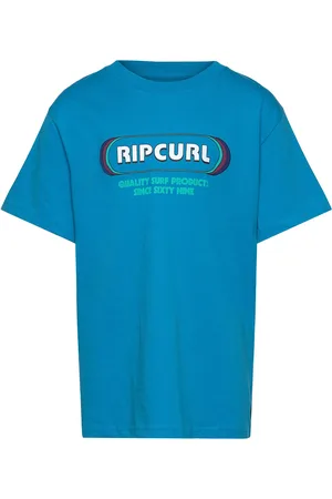 Rip Curl Yo Mumma Tee-Boy Tops T-shirts Short-sleeved Blue