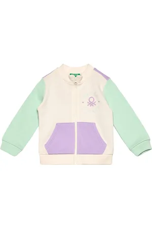 Benetton Jacket Tops Sweat-shirts & Hoodies Sweat-shirts Multi/patterned
