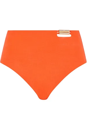 Chantelle Hera Full Brief Swimwear Bikinis Bikini Bottoms Bikini Briefs Orange