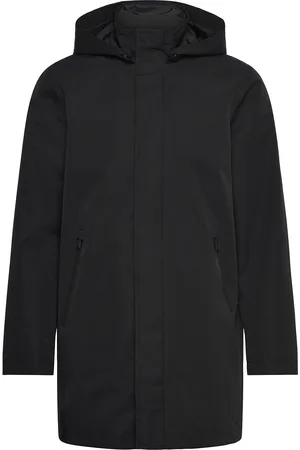 J Lindeberg Tobias 2L Midlength Jacket Designers Jackets Hybrid Jackets Black