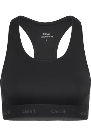 Casall Graphic Sports Bra Sport Sport Clothing Sport Bras - All Black