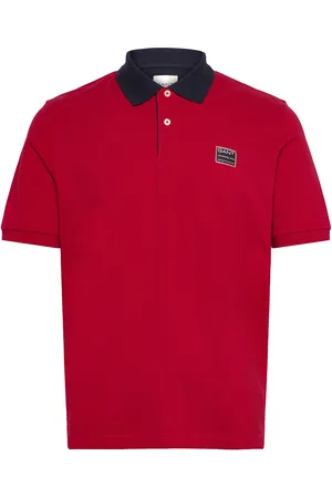 GANT Contrast Ss Polo Designers Polos Short-sleeved Red