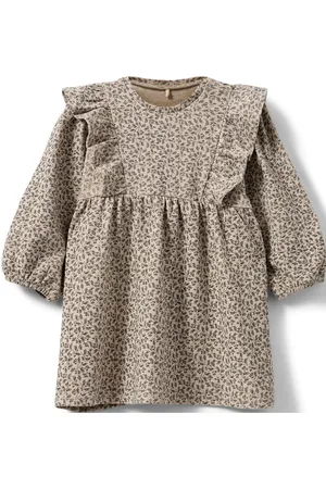 Sofie Schnoor Baby and Kids Lulasb Dress Dresses & Skirts Dresses Casual Dresses Long-sleeved Casual Dresses Brown