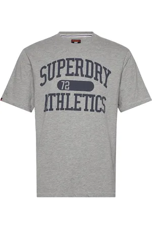Superdry Athletic Ess Tee Tops T-shirts Short-sleeved Grey