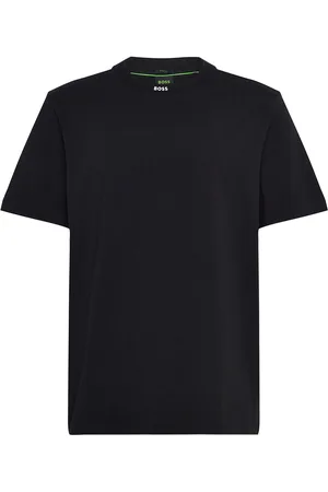 HUGO BOSS Tee Rib Sport Men Sports Clothes Sport Tops Sport T-shirts Black