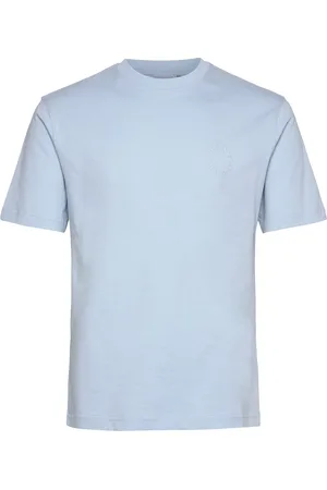 Daily paper Orbit Emb T-Shirt Designers T-shirts Short-sleeved Blue