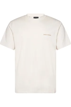 Daily paper Craft T-Shirt Designers T-shirts Short-sleeved Cream