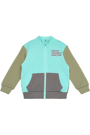 Benetton Jacket Tops Sweat-shirts & Hoodies Sweat-shirts Multi/patterned