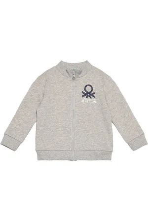 Benetton Jacket Tops Sweat-shirts & Hoodies Sweat-shirts Grey