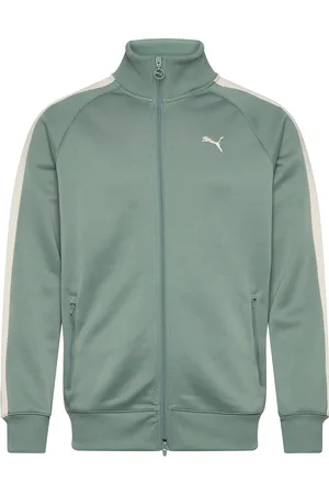 PUMA T7 Always On Track Jacket Dk Sport Sport Clothing Sport Sweat-shirts & Hoodies Sport Sweat-shirts Green
