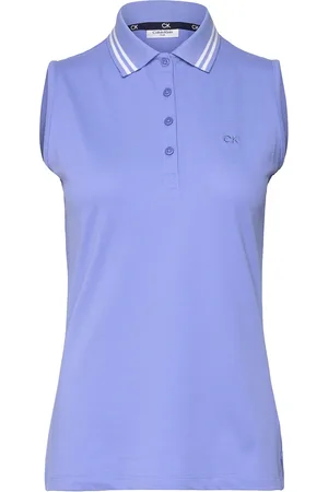 Calvin Klein Brightmeadow S/Less Polo Sport Sport Clothing Sports Tops & T-shirts Sport Tank Tops Blue