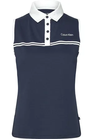 Calvin Klein Bellevue S/Less Polo Sport Sport Clothing Sports Tops & T-shirts Sport Tank Tops Navy