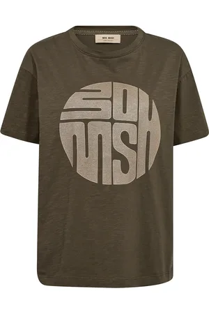 Mos Mosh Mmzini O-Ss Tee Tops T-shirts & Tops Short-sleeved Green
