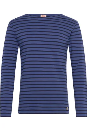 Armor.lux Breton Striped Shirt Héritage Designers T-shirts Long-sleeved Blue