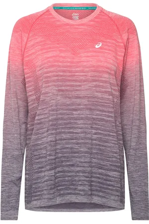 Asics Seamless Ls Top Sport T-shirts & Tops Long-sleeved Coral
