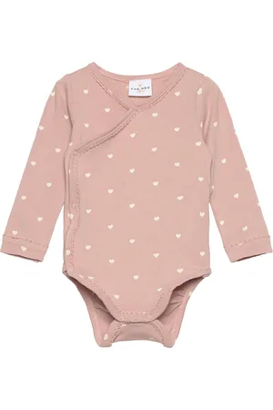 The New Tnsbnova L_S Wrap Body Bodies Wrap Bodies Pink