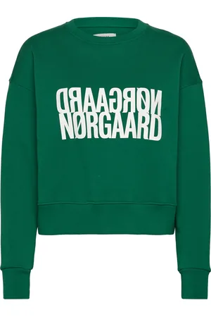 Mads Norgaard Organic Sweat Tilvina Sweatshirt Tops Sweat-shirts & Hoodies Sweat-shirts Green