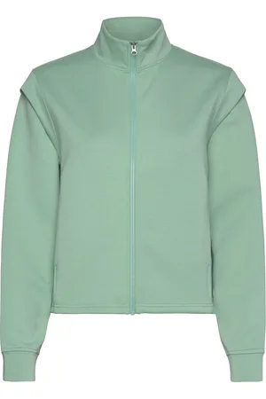 Casall Aria Full Zip Sport Sport Clothing Sport Sweat-shirts & Hoodies Sport Sweat-shirts Green
