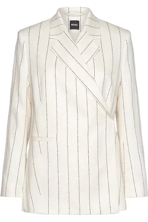 HUGO BOSS Janka-Db1 Blazers Single Breasted Blazers White