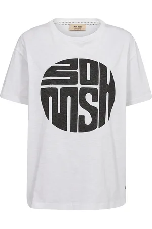 Mos Mosh Mmzini O-Ss Tee Tops T-shirts & Tops Short-sleeved White