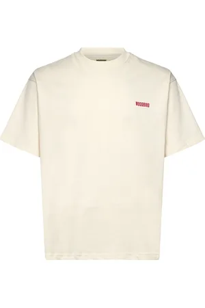 Woodbird Wbbaine Fortune Tee Designers T-shirts Short-sleeved Beige