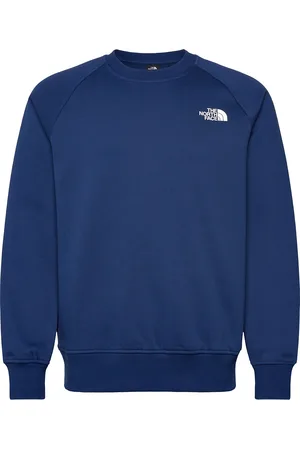 The North Face M Raglan Box Nse Regular Crew Sport Sport Clothing Sport Sweat-shirts & Hoodies Sport Sweat-shirts Blue