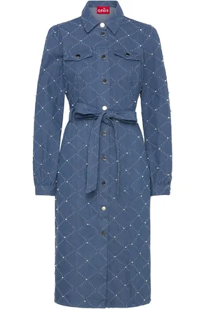 Crās Selenacras Dress Polvipituinen Mekko Blue