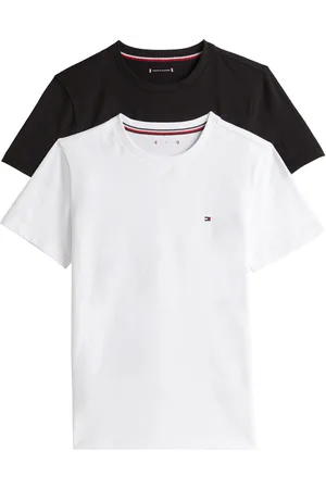 Tommy Hilfiger 2 Pk Ss Tee Tops T-shirts Short-sleeved White