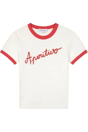Maison Labiche Montherlant Tee-Shirt Tops T-shirts & Tops Short-sleeved White