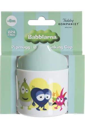 Babblarna Pipmugg Med Handtag Baby & Maternity Baby Feeding Sippy Cups Multi/patterned