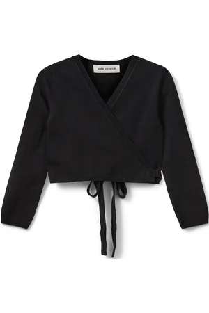 Sofie Schnoor Baby and Kids Gracysk Cardigan Tops Knitwear Cardigans Black